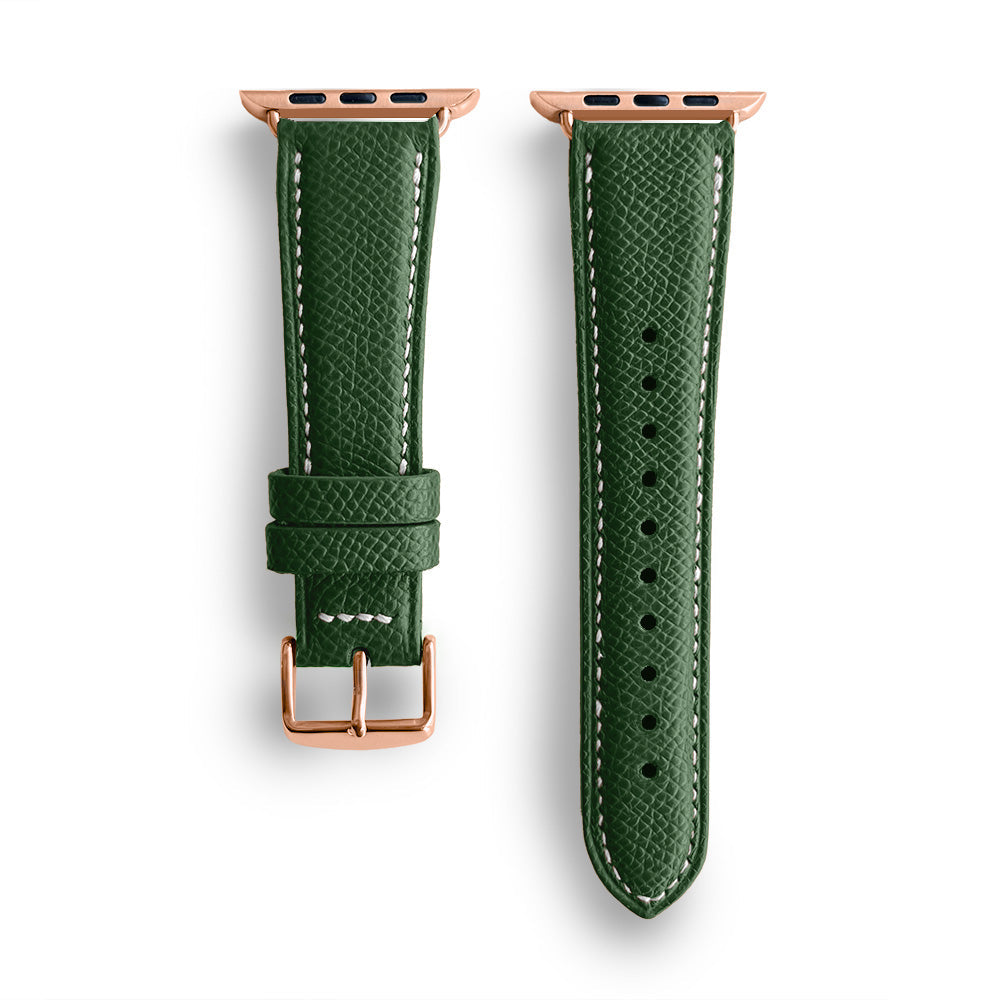Chromatique | Genarbtes Echtlederarmband