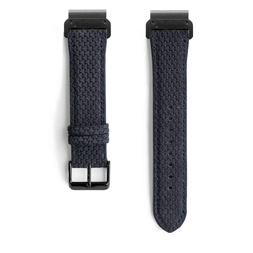 Graphite | Echtleder-Armband strukturiert (26mm)
