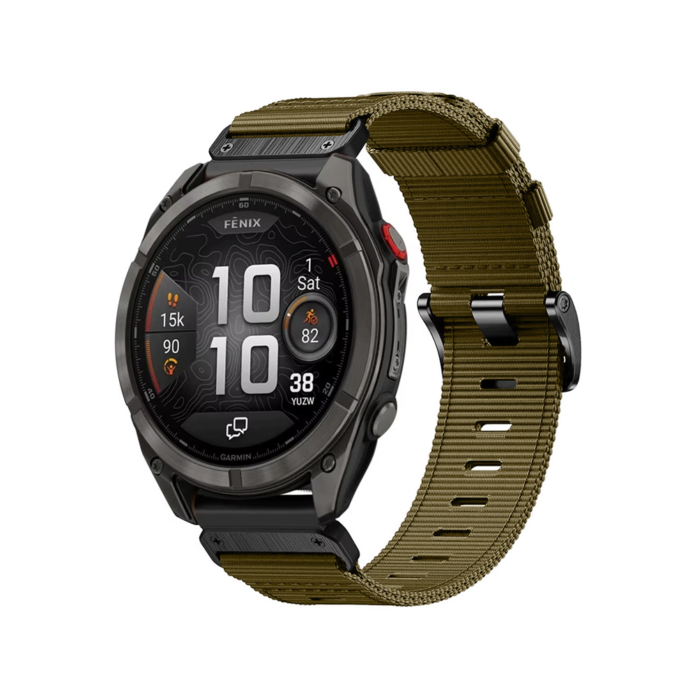 Quick-Fit Armband | 22mm (Militär-Nylon) - 4 Farben