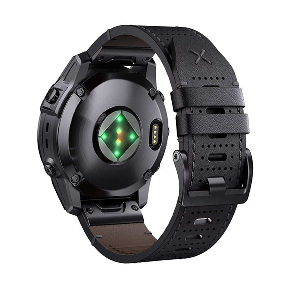 Quick-Fit Armband | 22mm (Performance-Leder) - Schwarz