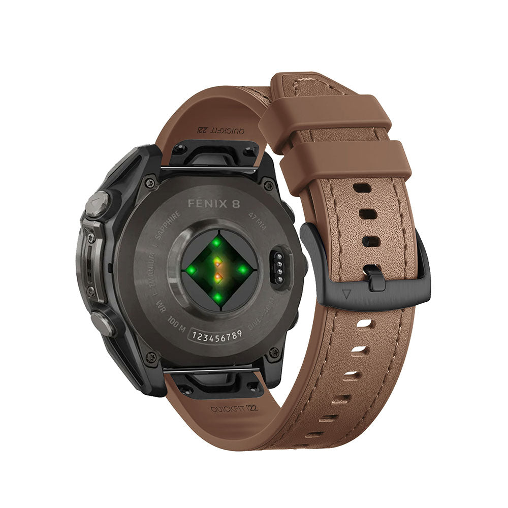 Quick-Fit Armband | 22mm (Hybrid-Leder) - 4 Farben