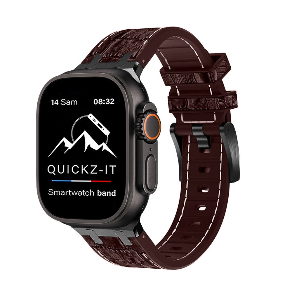 Crocodile | Bracelet Cuir véritable - quickz - it