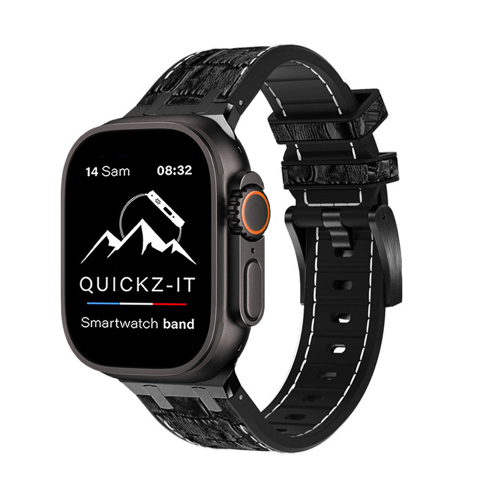 Crocodile | Bracelet Cuir véritable - quickz - it