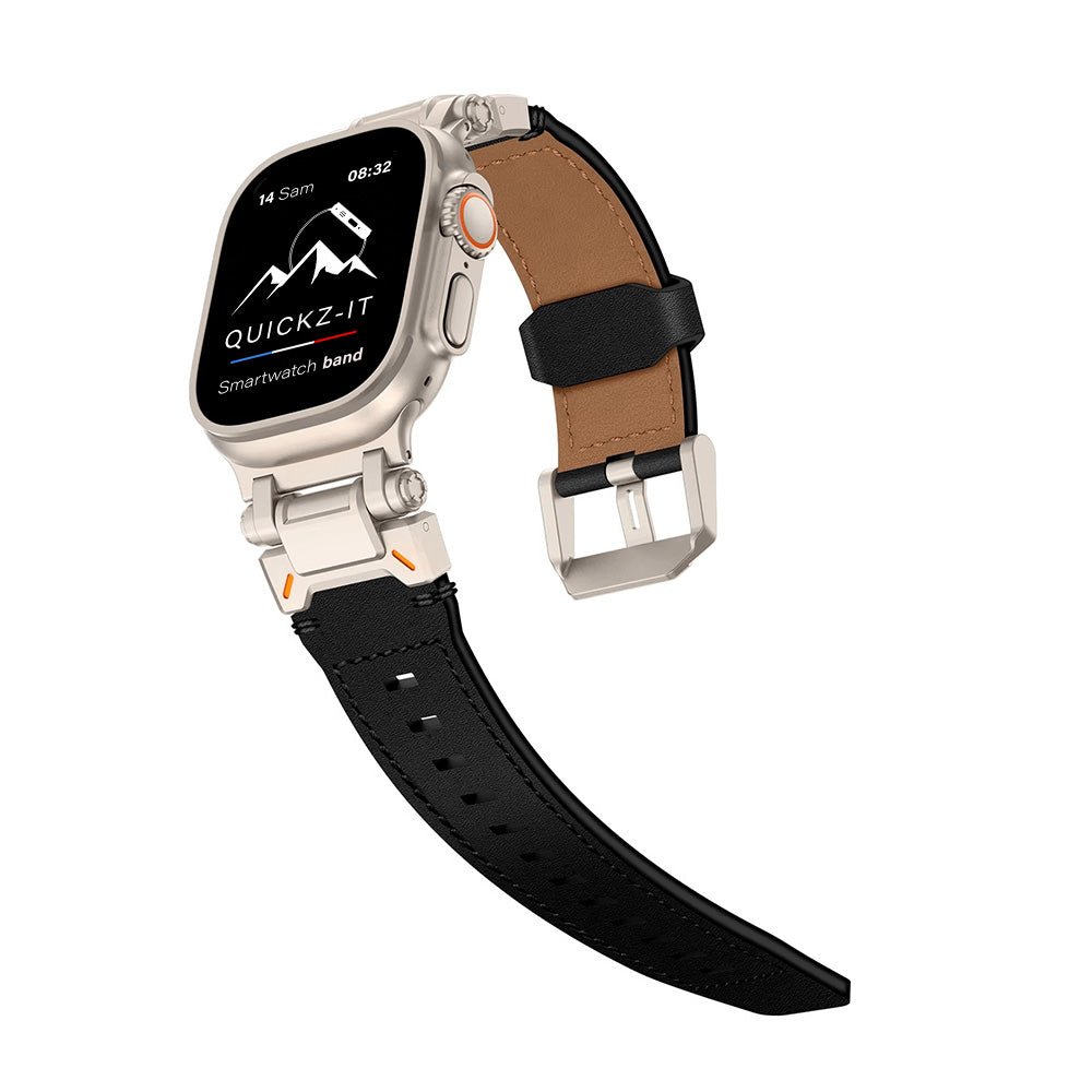 Eternel | Bracelet Cuir & Titane - quickz - it