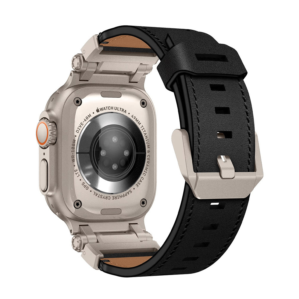 Eternel | Bracelet Cuir & Titane - quickz - it