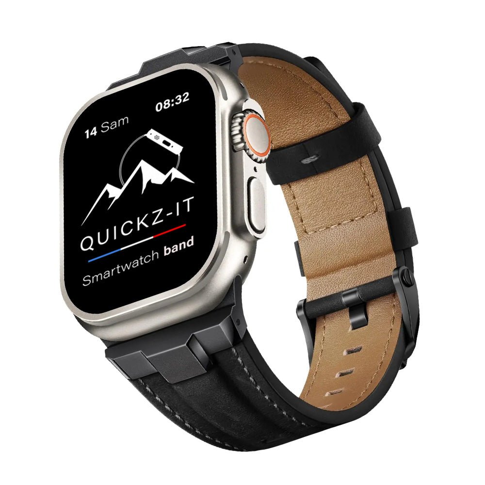 Legend | Bracelet Cuir & Titane - quickz - it