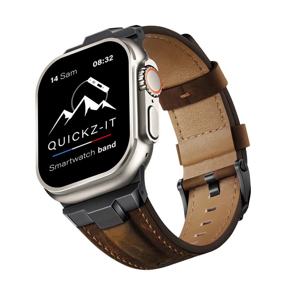 Legend | Bracelet Cuir & Titane - quickz - it