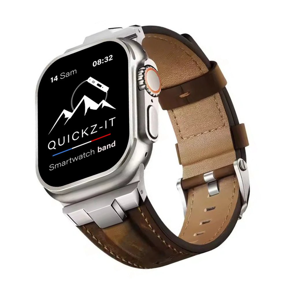 Legend | Bracelet Cuir & Titane - quickz - it