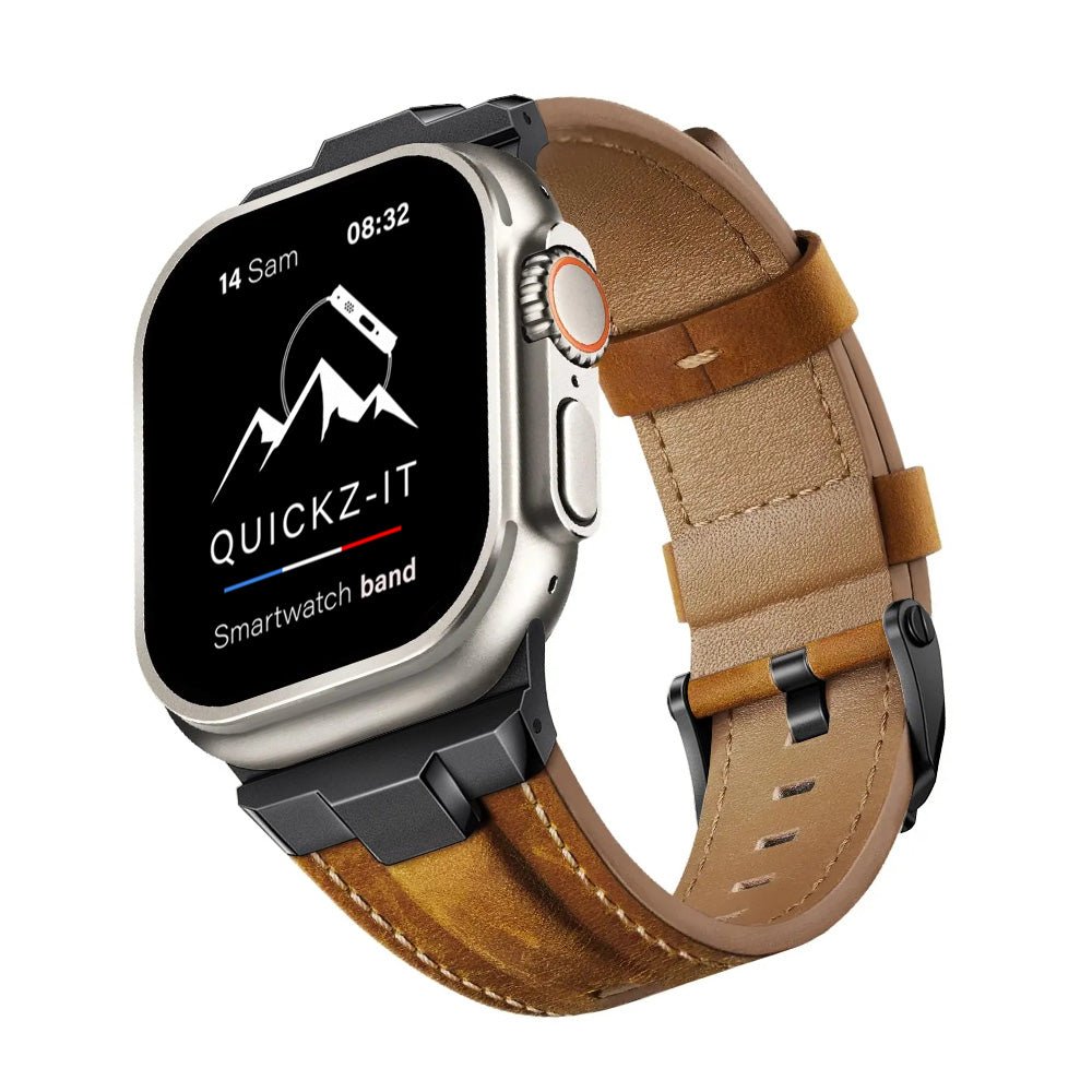 Legend | Bracelet Cuir & Titane - quickz - it