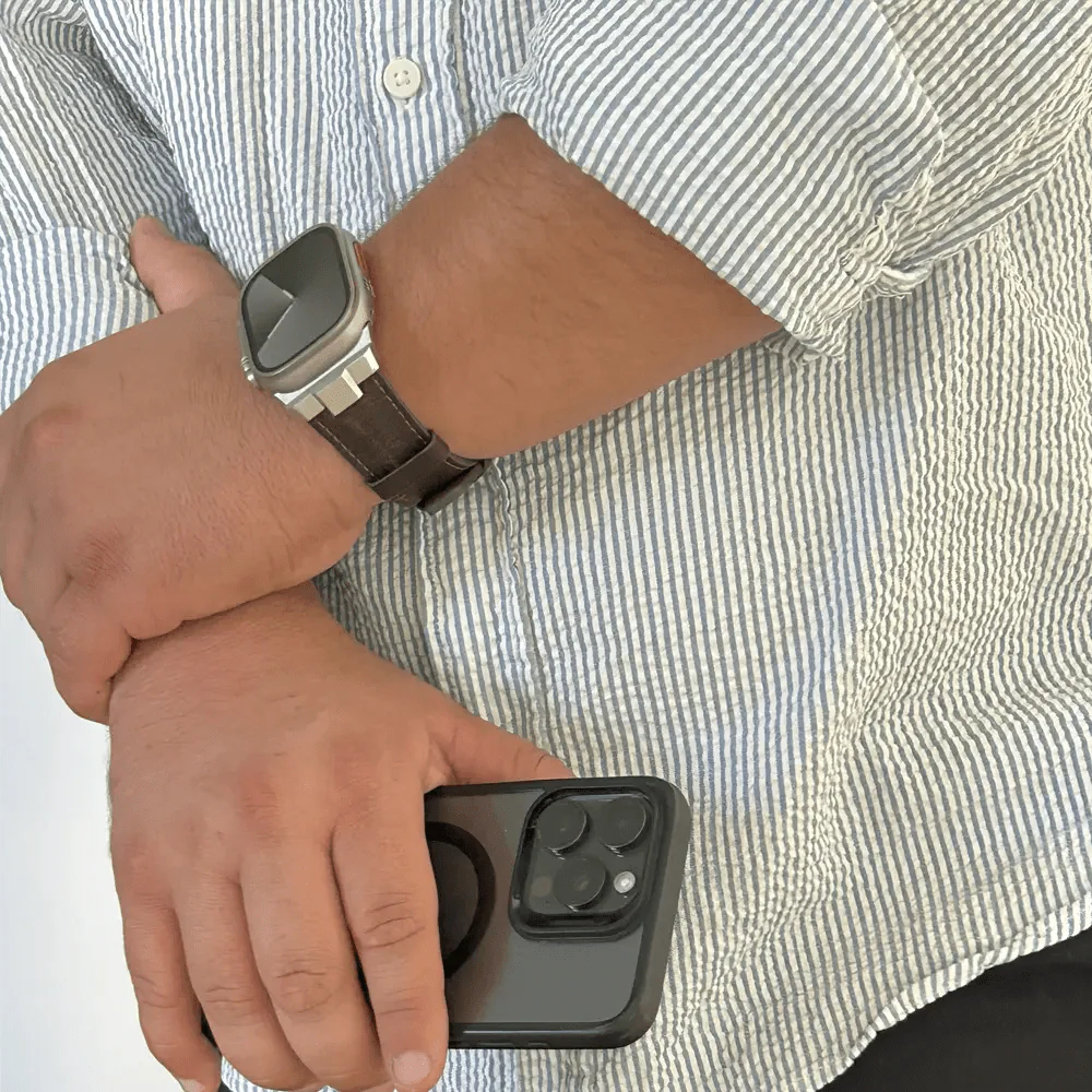 Legend | Bracelet Cuir & Titane - quickz - it