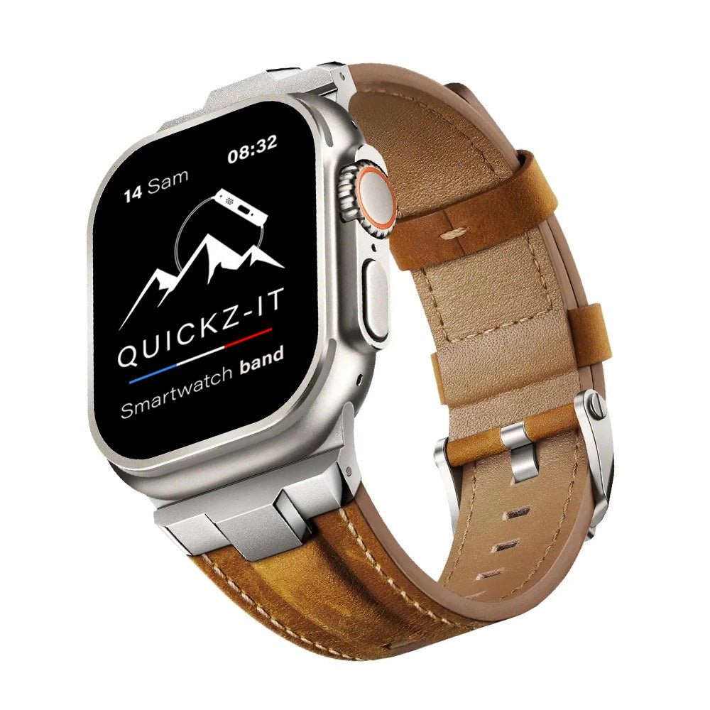 Legend | Bracelet Cuir & Titane - quickz - it