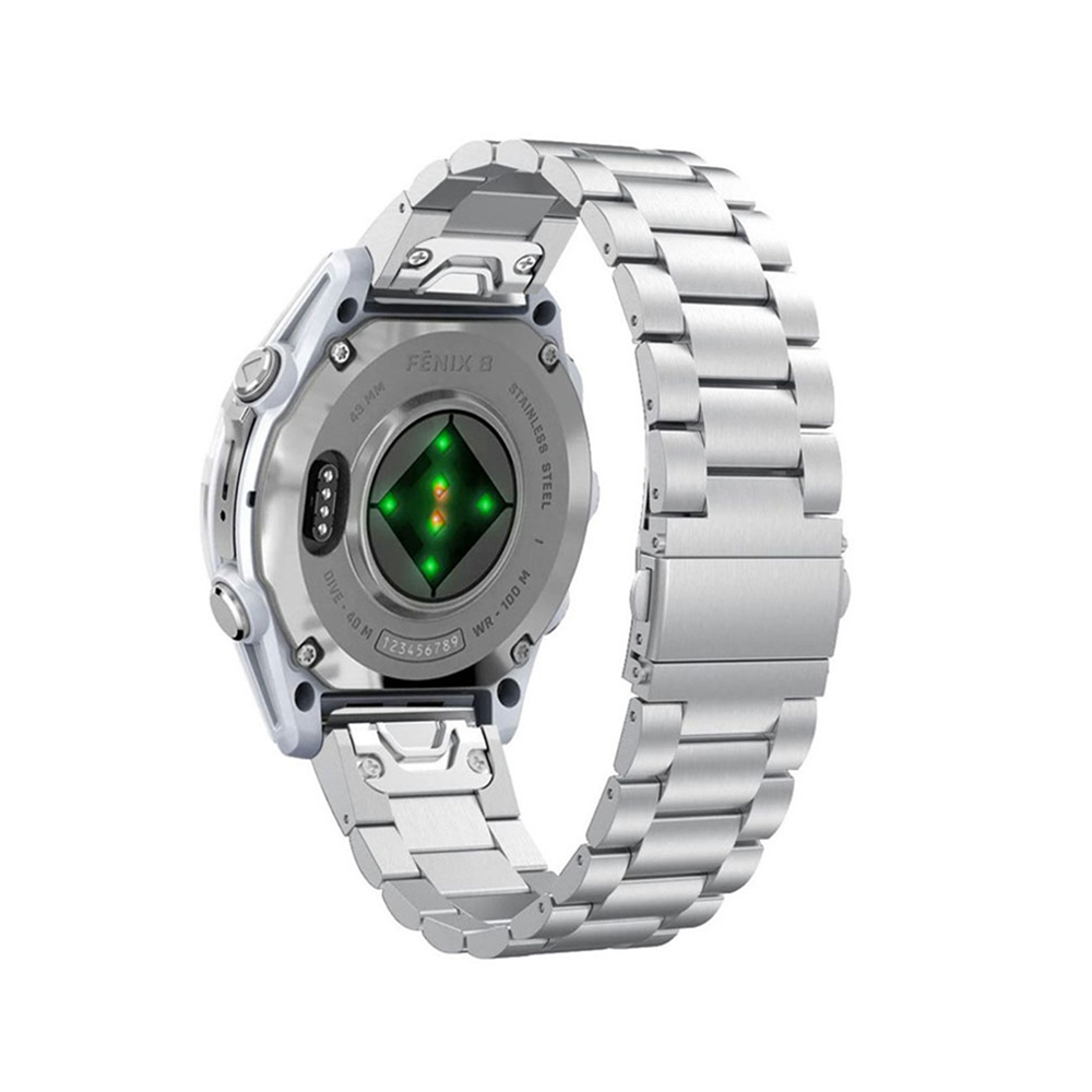 Quick-Fit Armband | 22mm (Edelstahl-Glieder) - 2 Farben