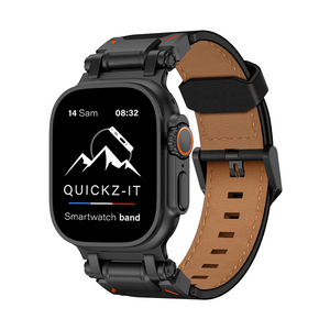 Eternel | Leder & Titan Armband