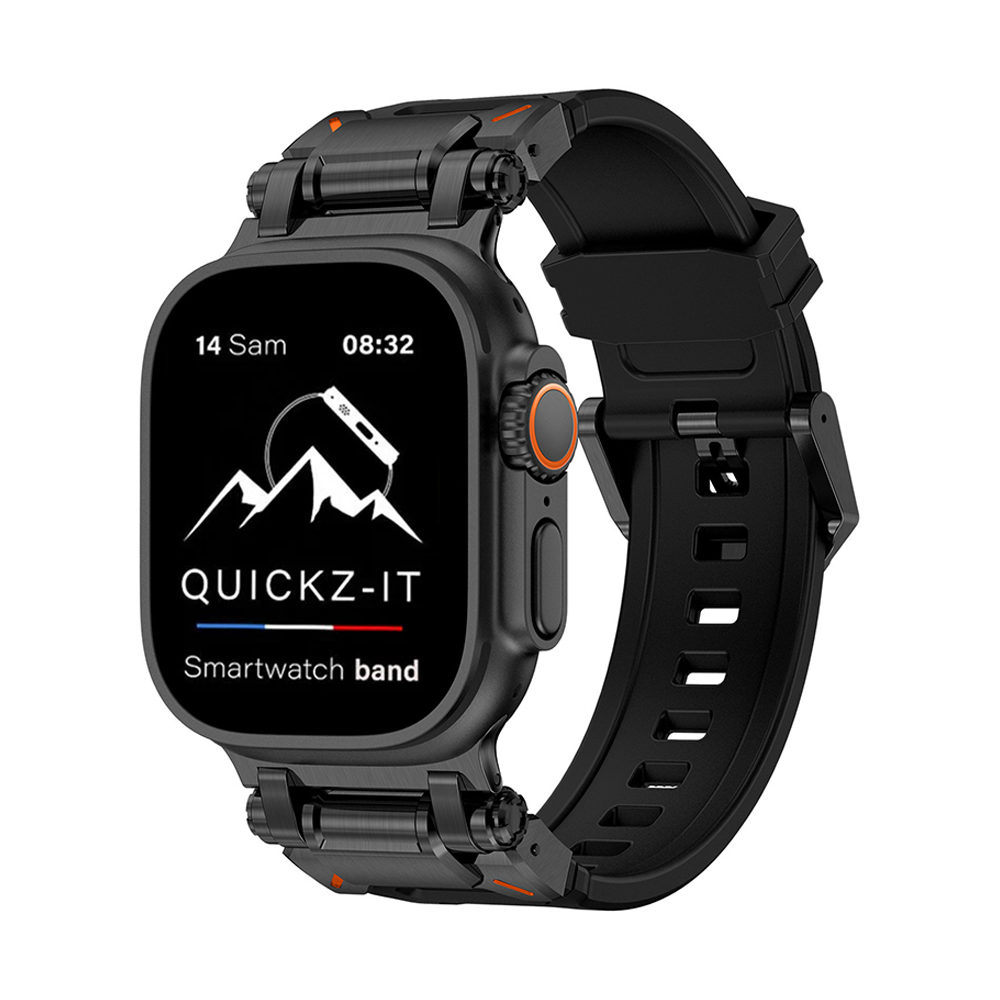 Aegis | Silikon & Titan Armband