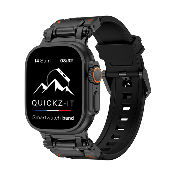 Aegis | Silikon & Titan Armband