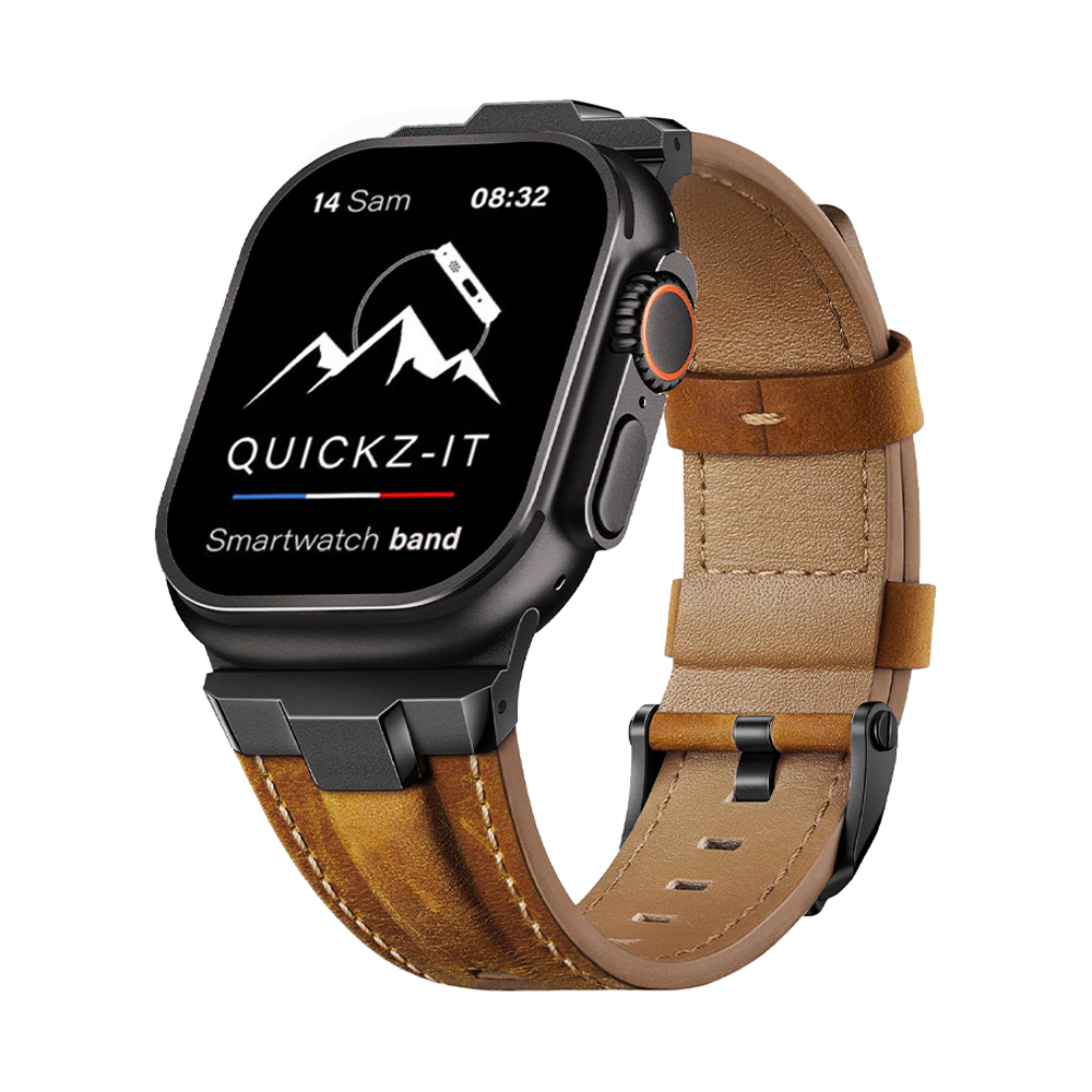 Legend | Leder & Titan Armband