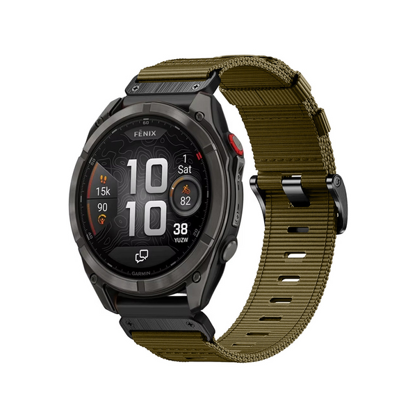 Quick-Fit Armband | 22mm (Militär-Nylon) - 4 Farben