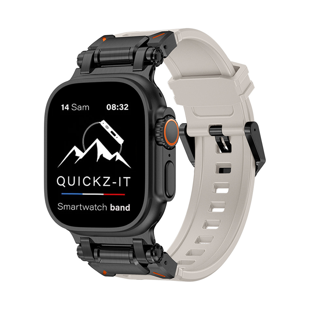 Aegis | Silikon & Titan Armband