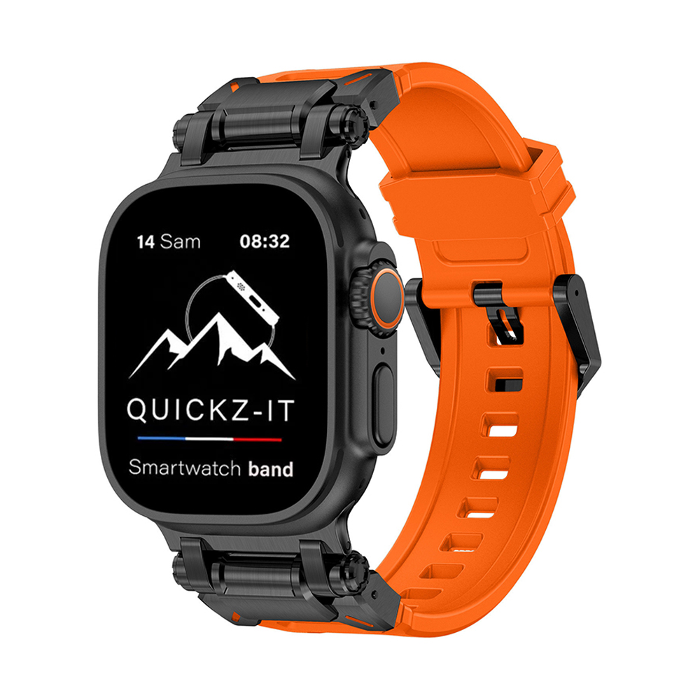 Aegis | Silikon & Titan Armband