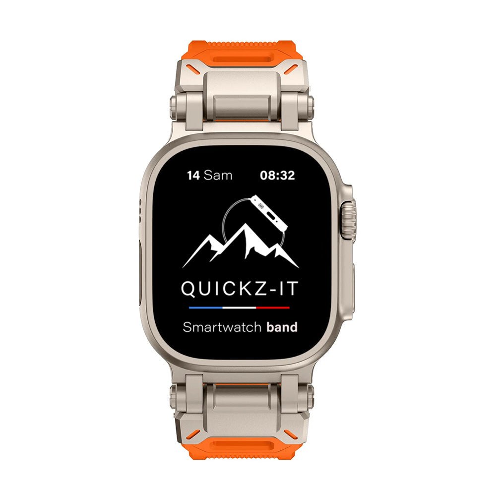 Aegis | Bracelet Silicone & Titane - quickz - it