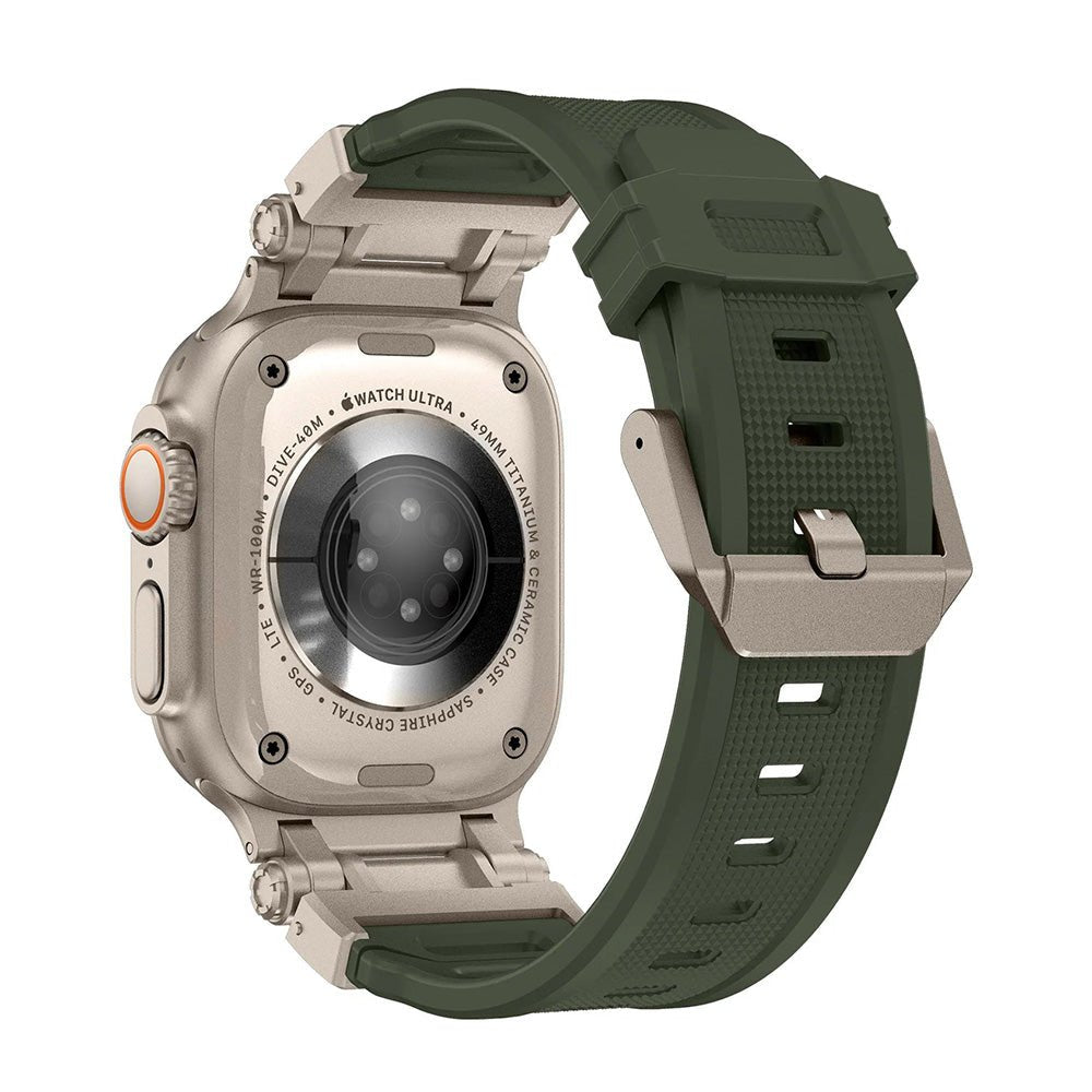 Aegis | Bracelet Silicone & Titane - quickz - it