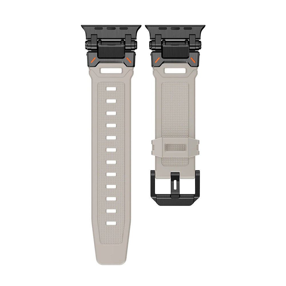 Aegis | Bracelet Silicone & Titane - quickz - it