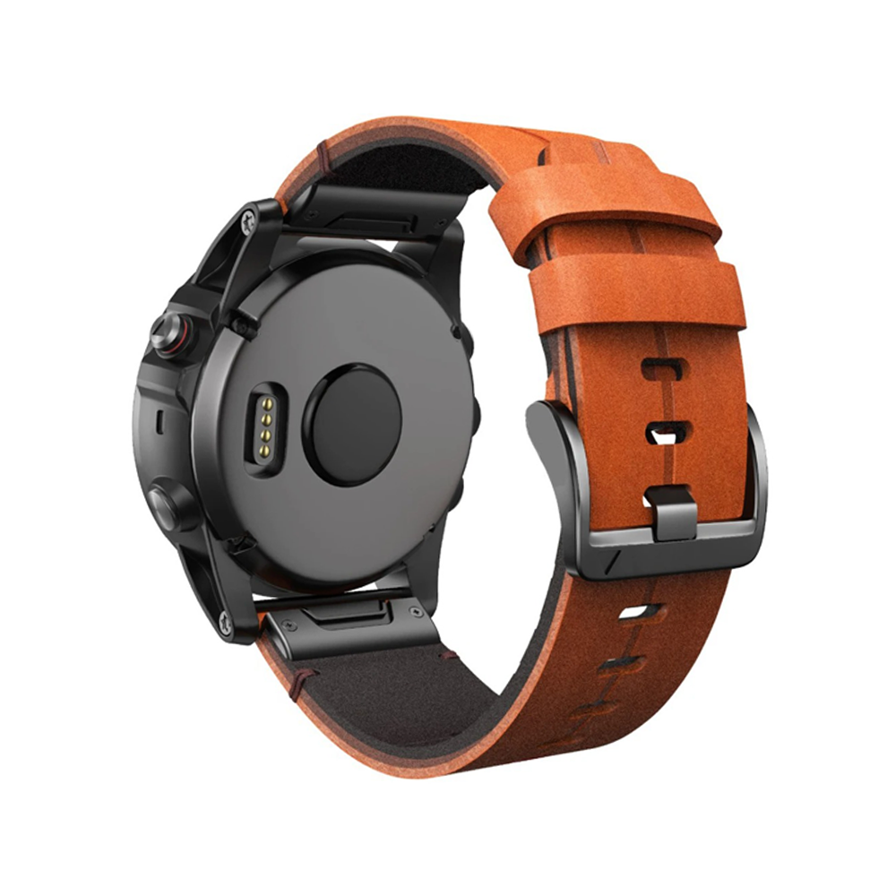 Quick-Fit Armband | 26mm (Echtleder & Titan) - 2 Farben