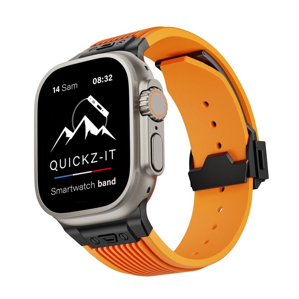 Elite | Bracelet Silicone & Titane - quickz - it