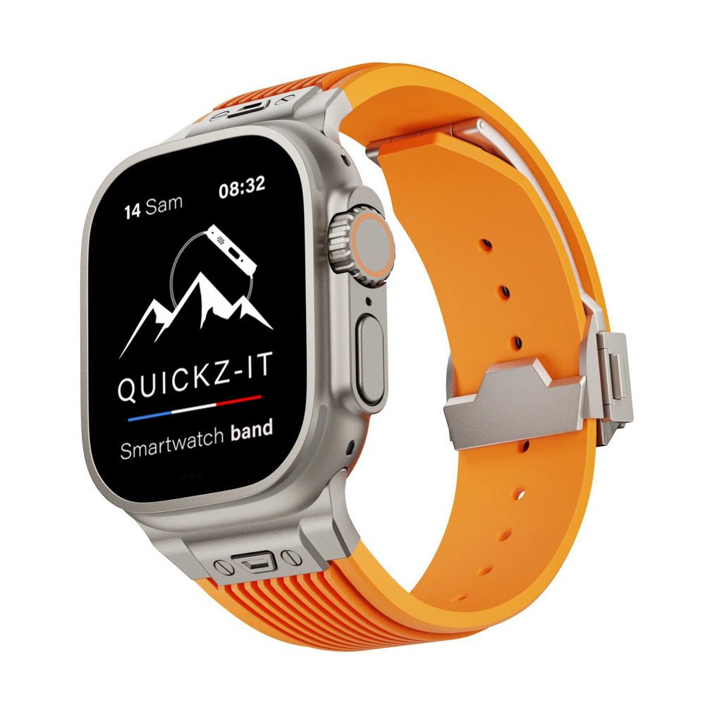 Elite | Bracelet Silicone & Titane - quickz - it