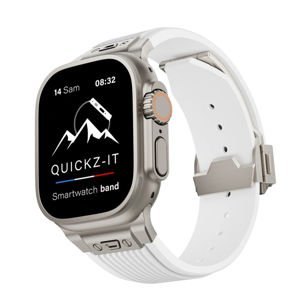 Elite | Bracelet Silicone & Titane - quickz - it