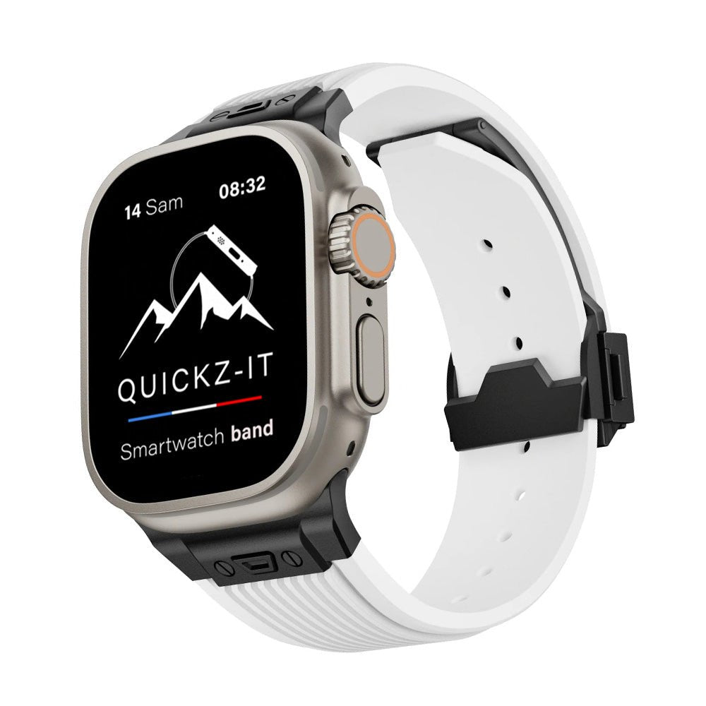 Elite | Bracelet Silicone & Titane - quickz - it