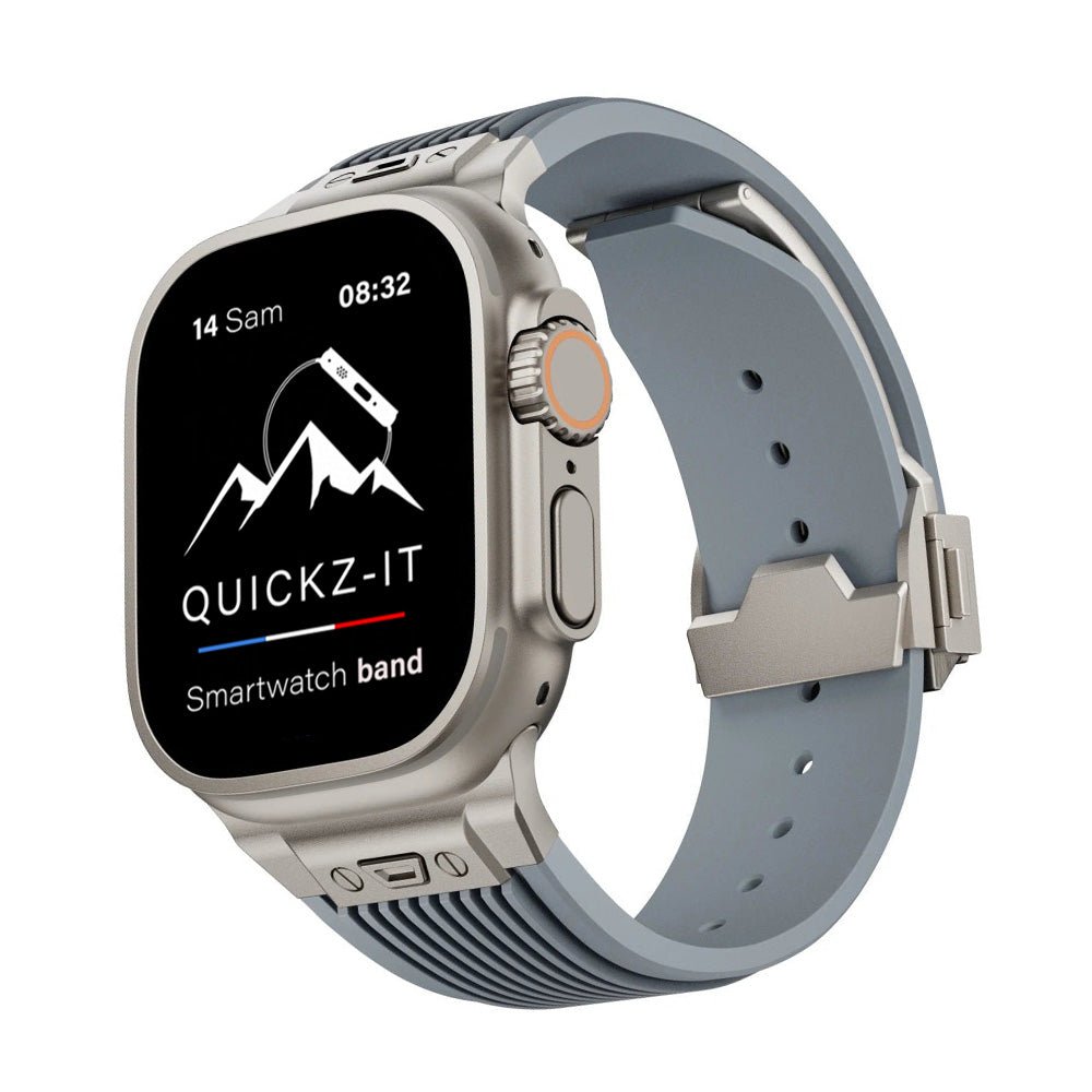 Elite | Bracelet Silicone & Titane - quickz - it