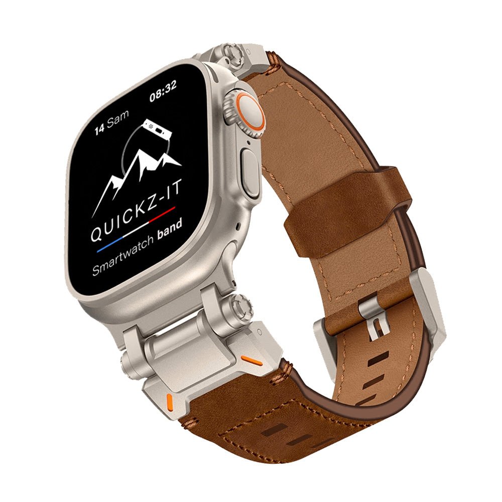 Eternel | Bracelet Cuir & Titane - quickz - it