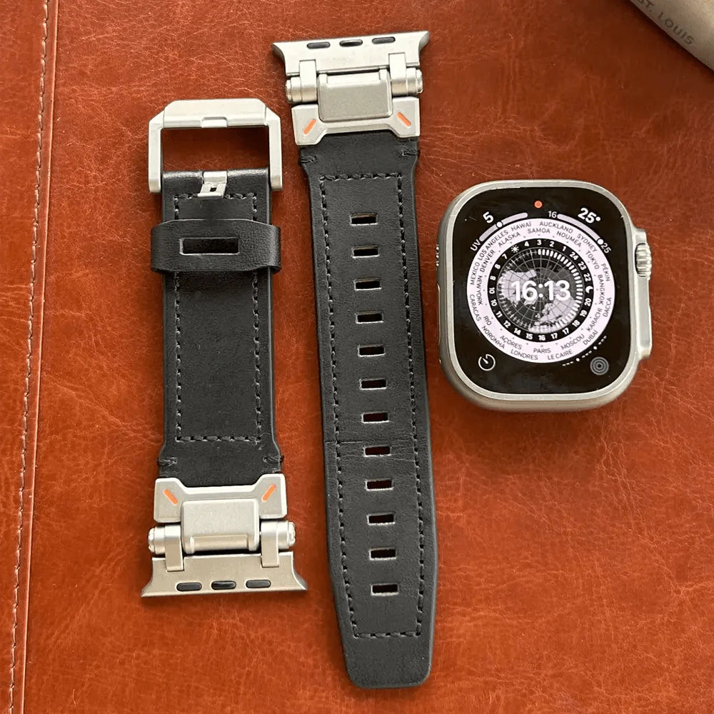 Eternel | Bracelet Cuir & Titane - quickz - it