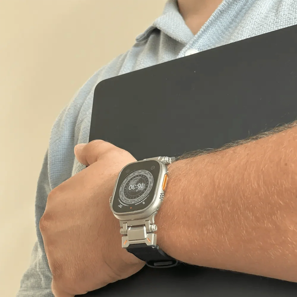 Eternel | Bracelet Cuir & Titane - quickz - it