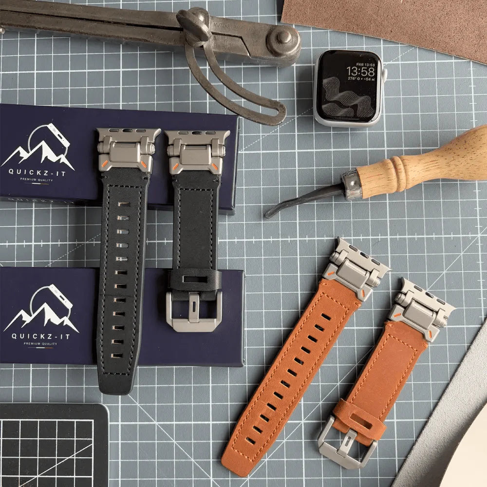 Eternel | Bracelet Cuir & Titane - quickz - it