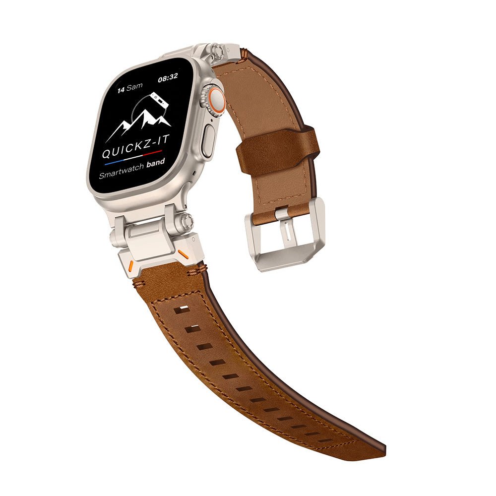 Eternel | Bracelet Cuir & Titane - quickz - it