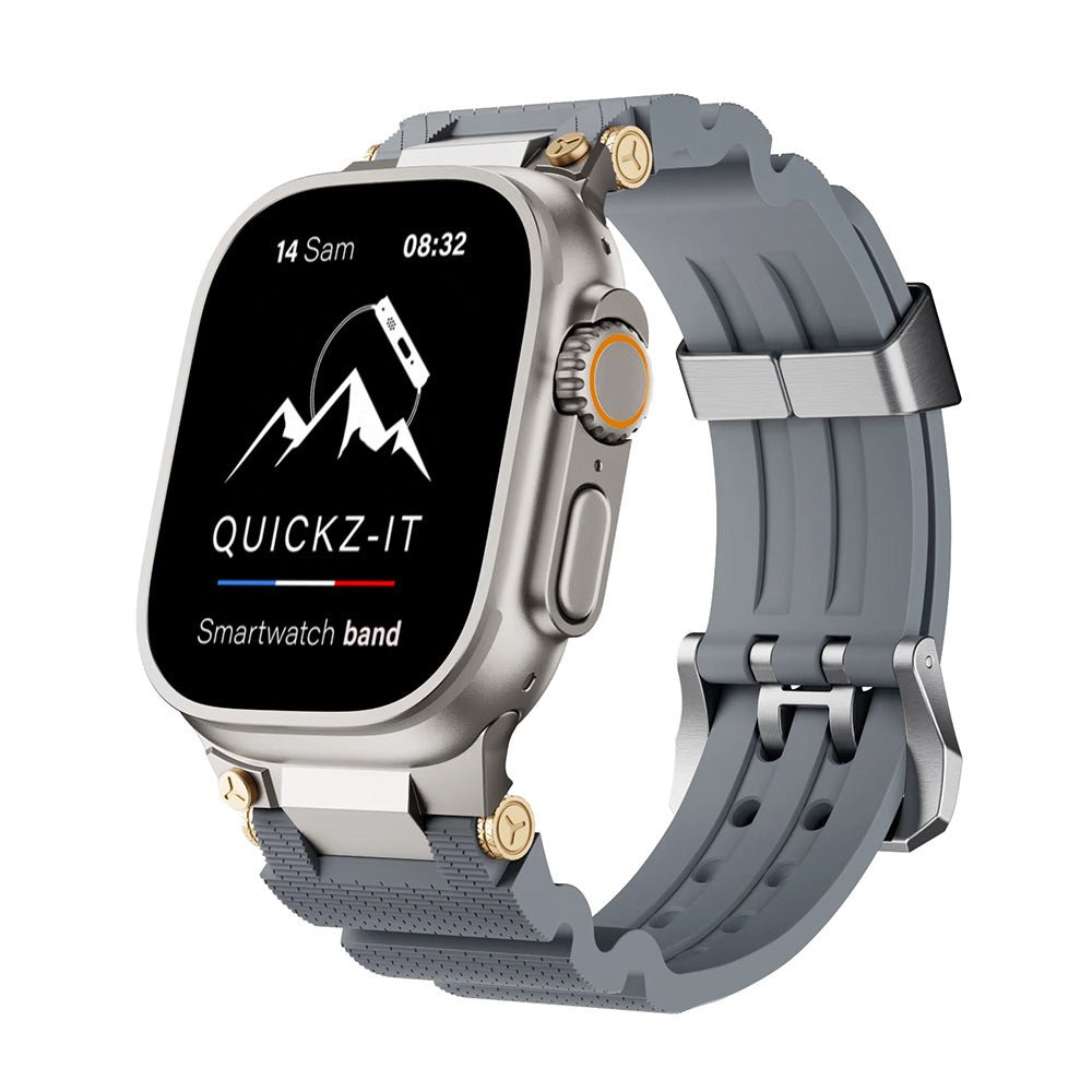 Graal | Bracelet Silicone & Plaqué Or - quickz - it