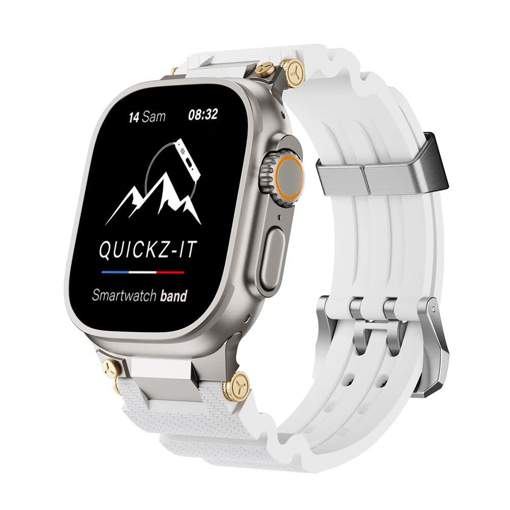 Graal | Bracelet Silicone & Plaqué Or - quickz - it